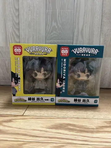 YURAYURA HEAD 미도리야 이즈쿠 피규어 2개 세트