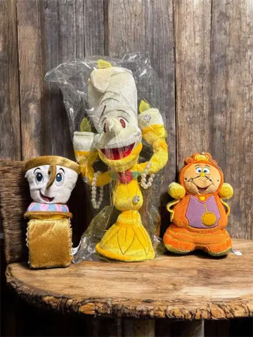 미녀와 야수 코그스워스 칩 루미에 봉제 인형 밴딩 봉제 인형 세트