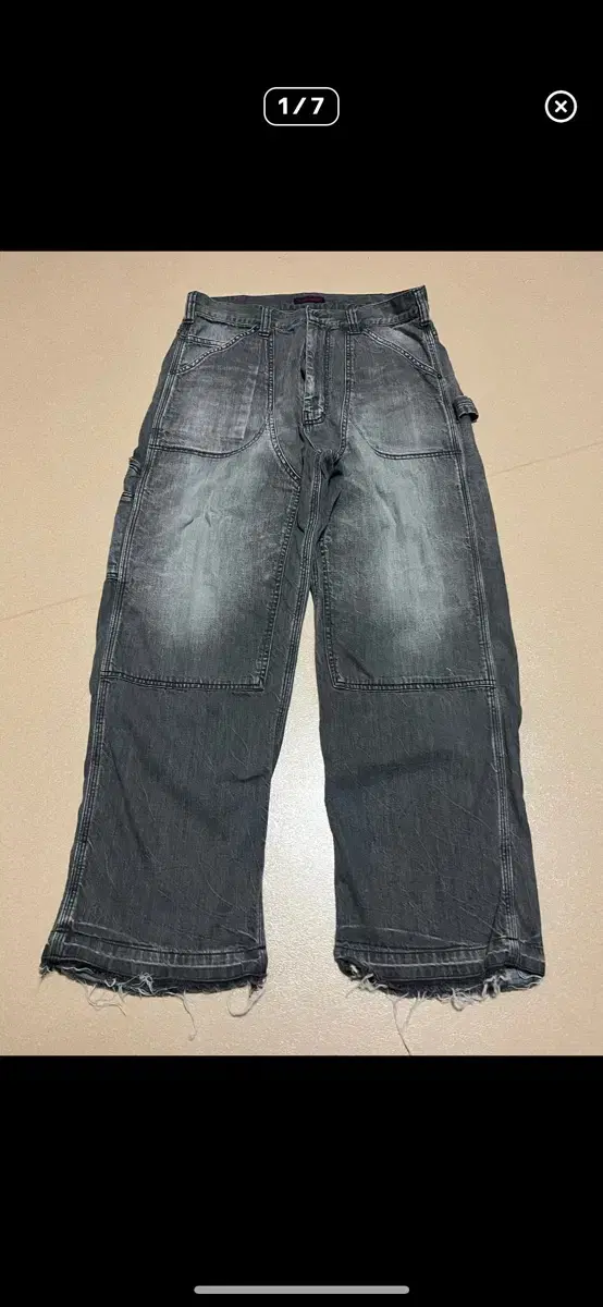 카펜터 블랙데님 워크팬츠 31 블루블루재팬 캐피탈 칼하트 니들스