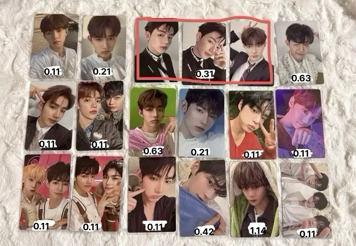제베원 포카 판매 제로베이스원 장하오 성한빈 한유진 김규빈 김지웅 김태래