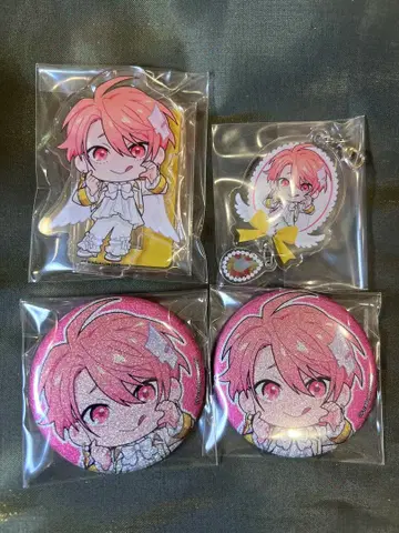 파라라이 천사 레오 파보테리아 키 캔뱃지 아크릴 스탠드