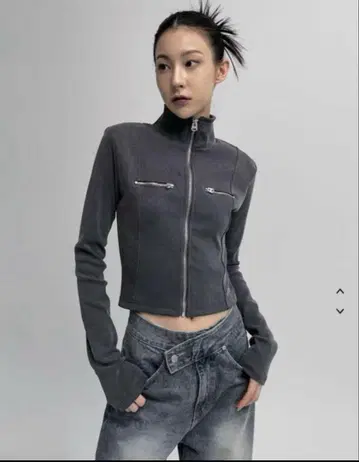 blackup 세브린 피그먼트 집업 긴팔 티셔츠 한국