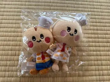 레어 기타큐슈 베이커리 시로야 캐릭터 사니군 오무짱 봉제 인형