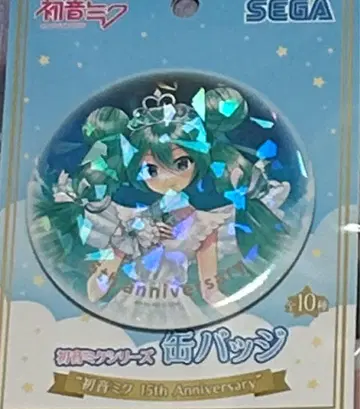 하츠네 미쿠 시리즈 캔뱃지 15th 하츠네 미쿠 SEGA GIGO
