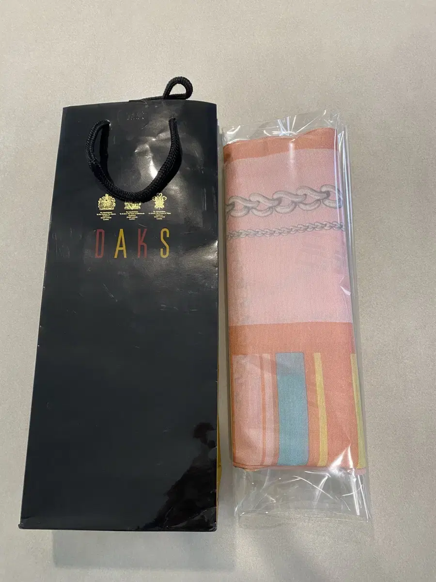닥스 실크100% 롱스카프