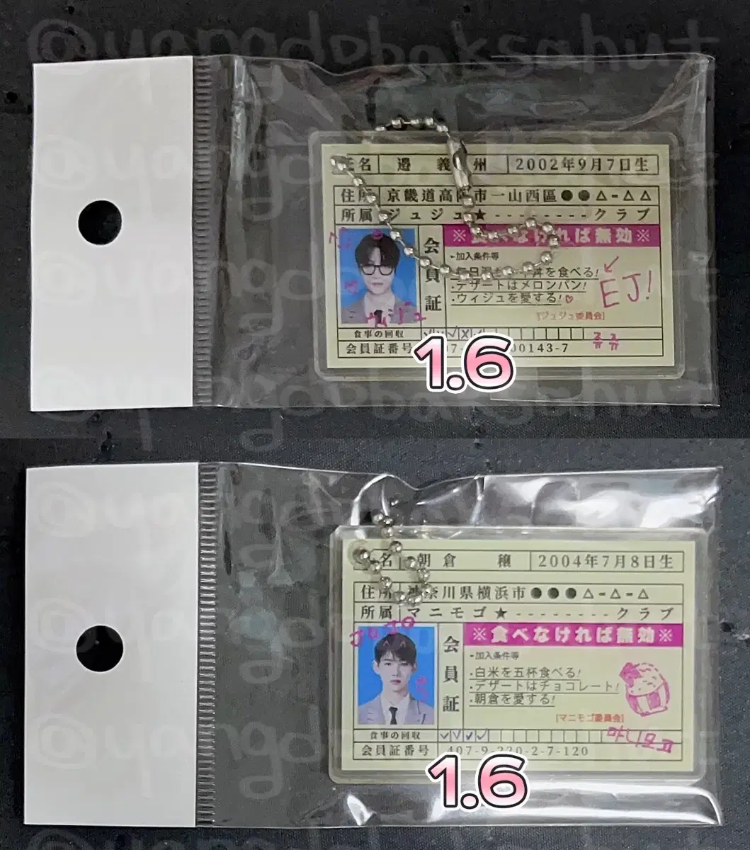 &team club membership card keyring/lightstick poca WTS