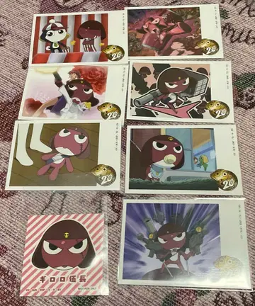 개구리 중사 케로로 POP UP SHOP 20주년 감사 카드 기로로