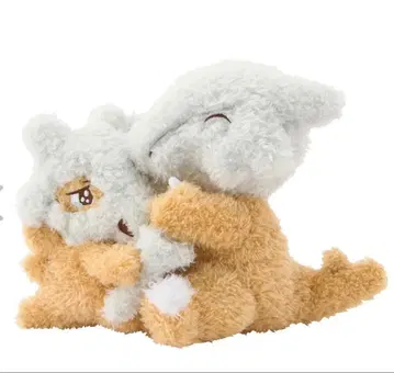 포켓몬 펄럭펄럭... 뽀글이 봉제 인형 울음보 카라카라&딸랑이 1개