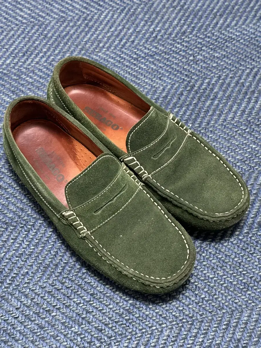 Sebago 세바고 스웨이드 페니 로퍼 그린 8E (260)