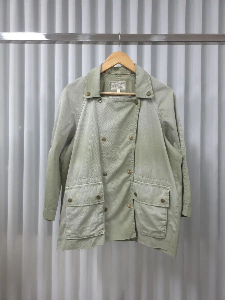 CURRENT/ELLIOTT Natural Khaki Vintage Jacket