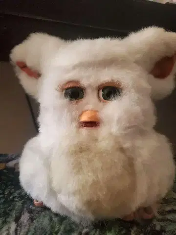 퍼비 2 스노우볼 화이트 그린 아이 가동품