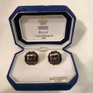 로얄코펜하겐 커프스 단추 커프스 단추 스완크 도자기
