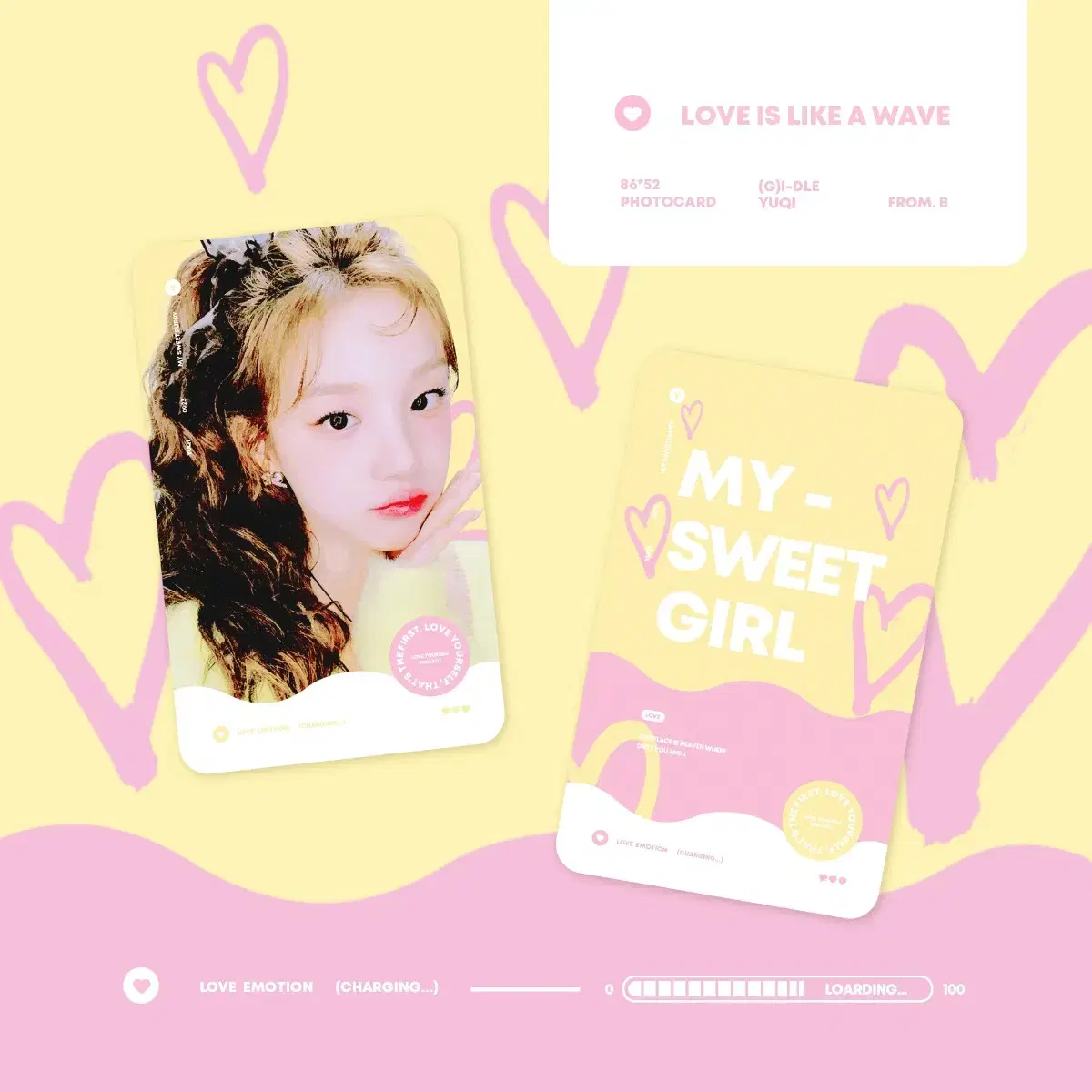 4+1)여자아이들 아이들 우기 포토카드 포카 비공굿