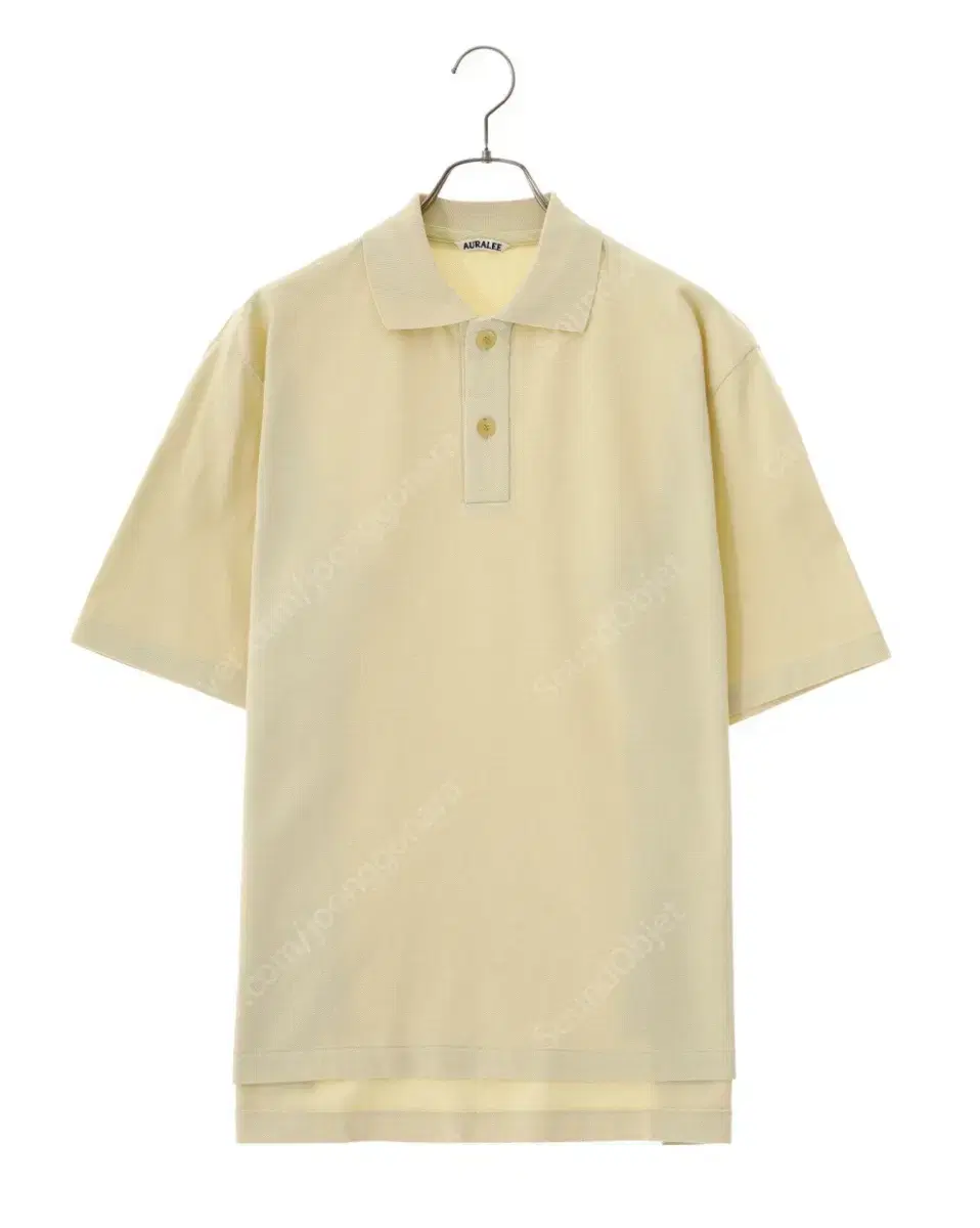 오라리 22SS SUPERFINE Cotton 빅폴로 PK 티셔츠