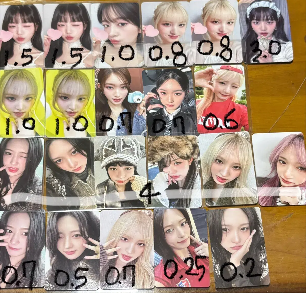 아이브 포토카드 포카 양도 장원영 안유진 레이 리즈 가을 이서