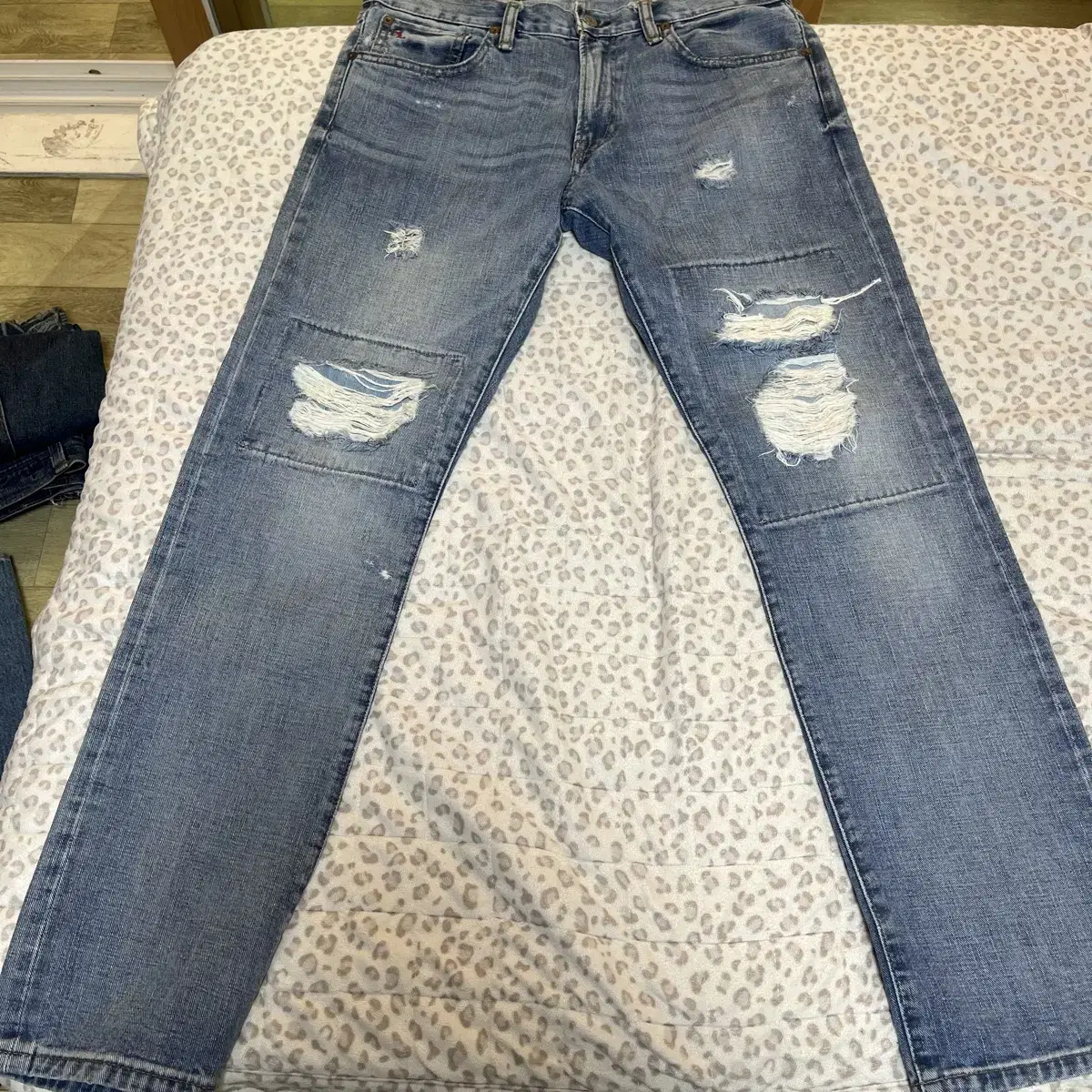폴로 패치워크 데님