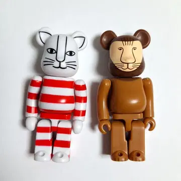 베어브릭 BE@RBRICK 리사 라슨 고양이, 사자 세트