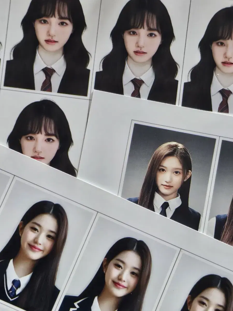 아이브 증명사진 원영 이서 리즈 증명사진 굿즈 비공굿 다이브 덕질