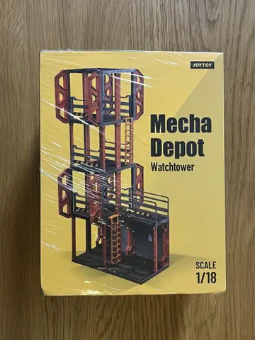 JOYTOY 전성별 메카 격납고 관측탑 1/18 스케일 디오라마