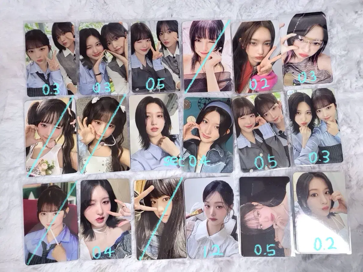 아이브 안유진장원영레이이서리즈가을 포카