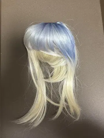 테얀 가발 롱 포니테일 파랑