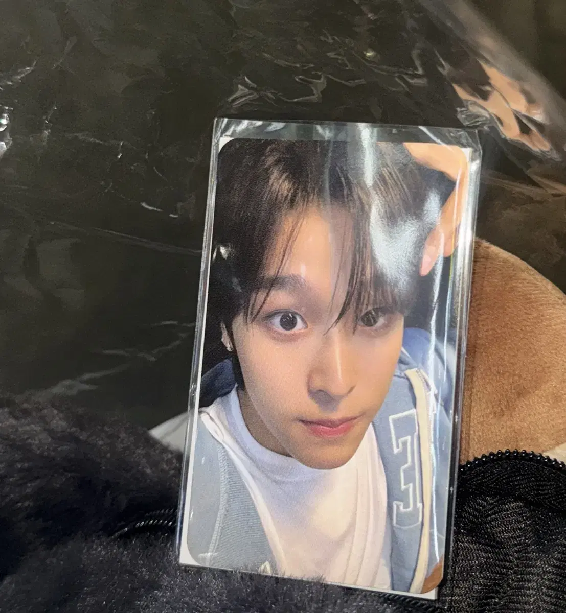 nct wish 엔시티 위시 로그인 엠디 리쿠 쿠리 가방 포카 분철 양도