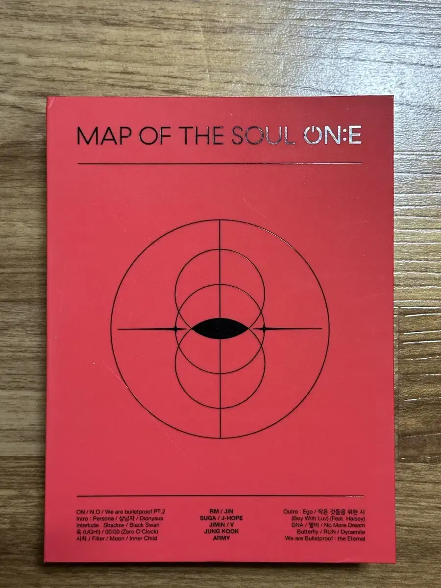 방탄소년단 맵솔 BTS MAP OF THE SOUL ON DVD