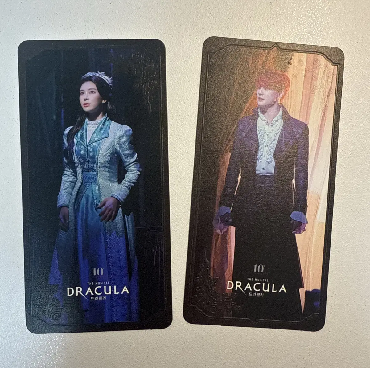 Kim Jun-soo, Jung Sun-ah, Special Ticket for the Musical Dracula (Photocard)