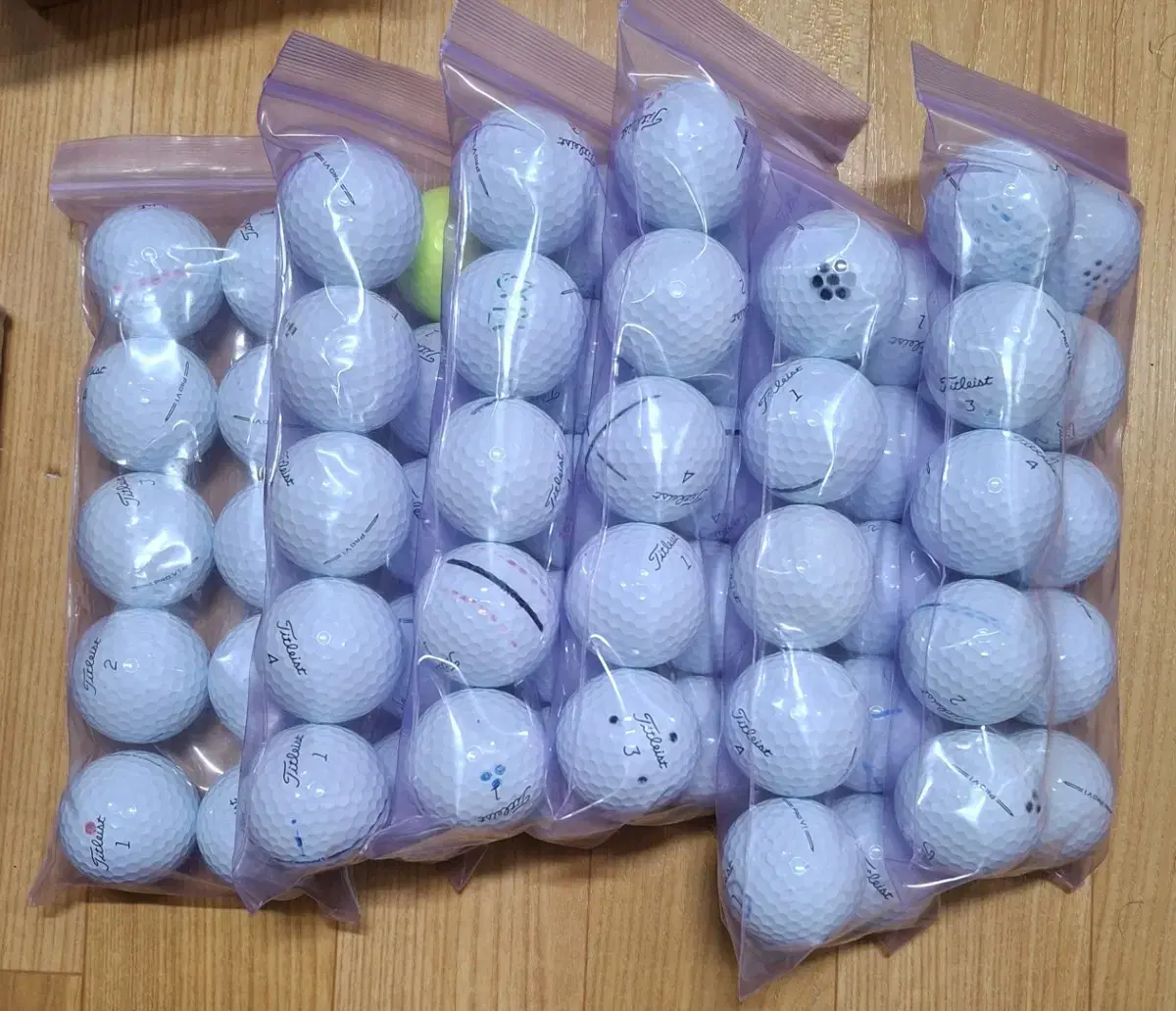 신형 타이틀리스트 PROV1 A급 로스트볼 골프공 60알