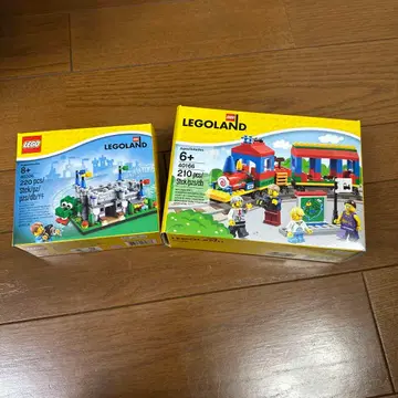 레고랜드 한정판 40166 40306 파크 기차 캐슬 2상자 세트