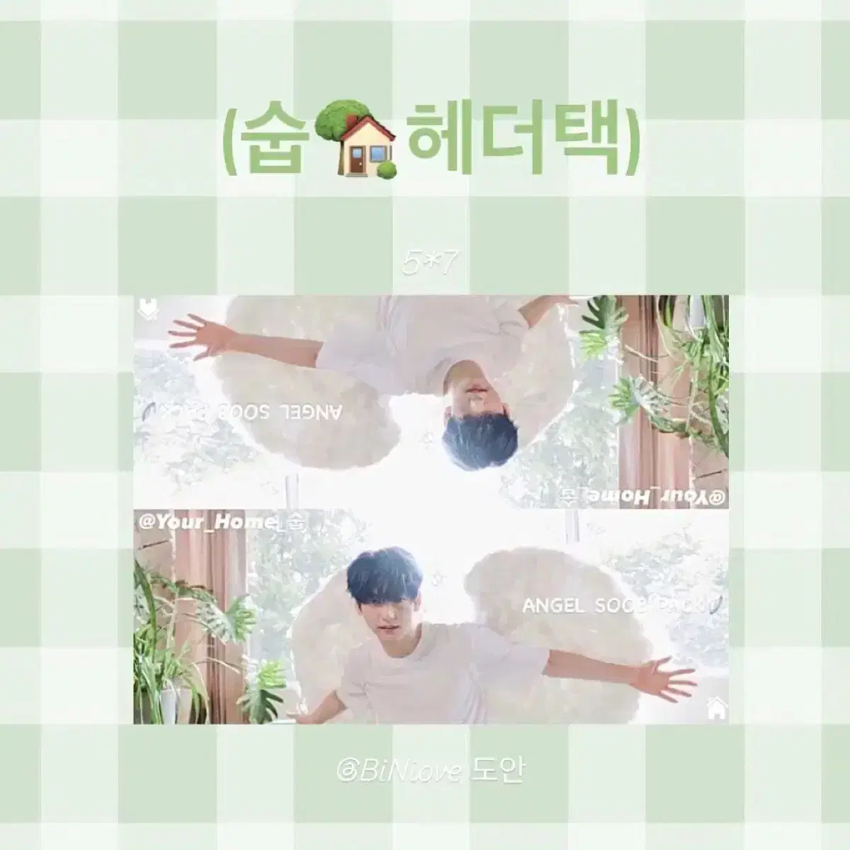 1+1) txt soobin Header Tack Binder Base unofficial goods Panels purikura poca Horned Bat