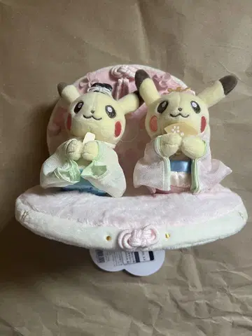 포켓몬 센터 한정판 히나마쓰리 봉제 인형 히나마쓰리 피카츄
