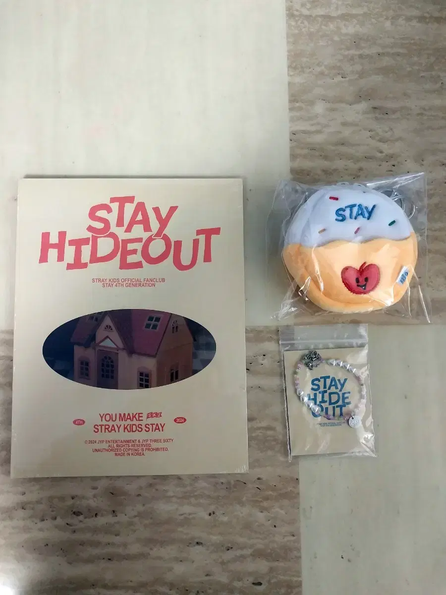 스트레이키즈 스테이 4기 키트 팔찌 파우치 포토북 양도