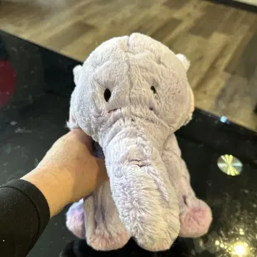 곰돌이 푸우 디즈니 연보라색 코끼리 봉제 인형