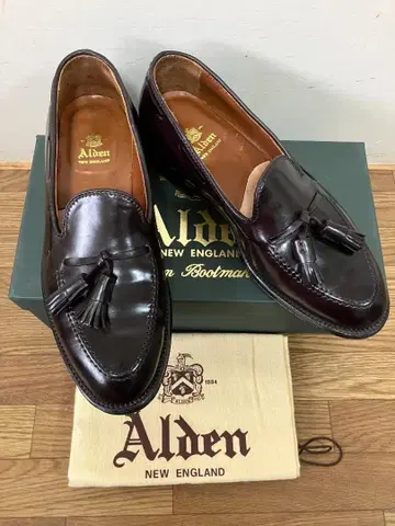 ALDEN 올든 코도반 563 태슬 로퍼 7.5D