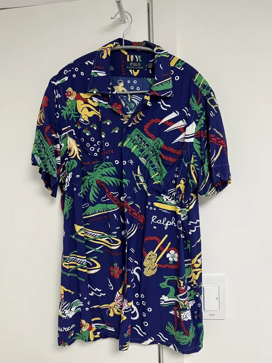 Polo Ralph Lauren Aloha Hawaiian Camp Shirt Classic Fit M