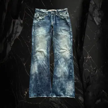 00s 아카이브 grunge flare denim y2k