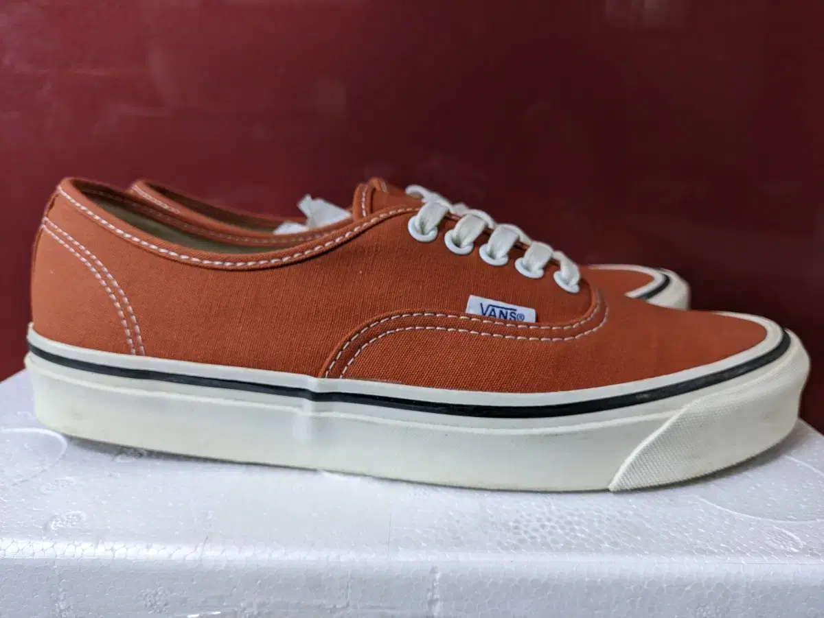 270 반스 어센틱 44 DX 애너하임 팩토리 오렌지 VANS