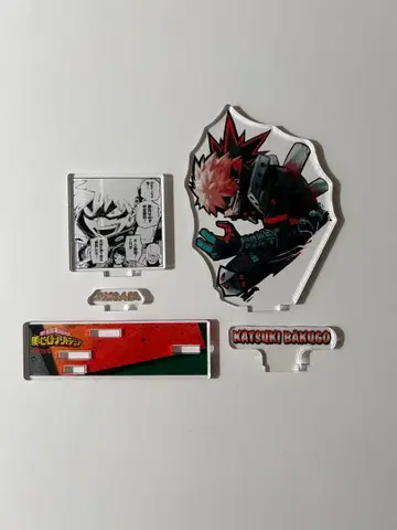 명장면 디오라마 피규어 바쿠고 카츠키 2020 아크릴 스탠드 세트