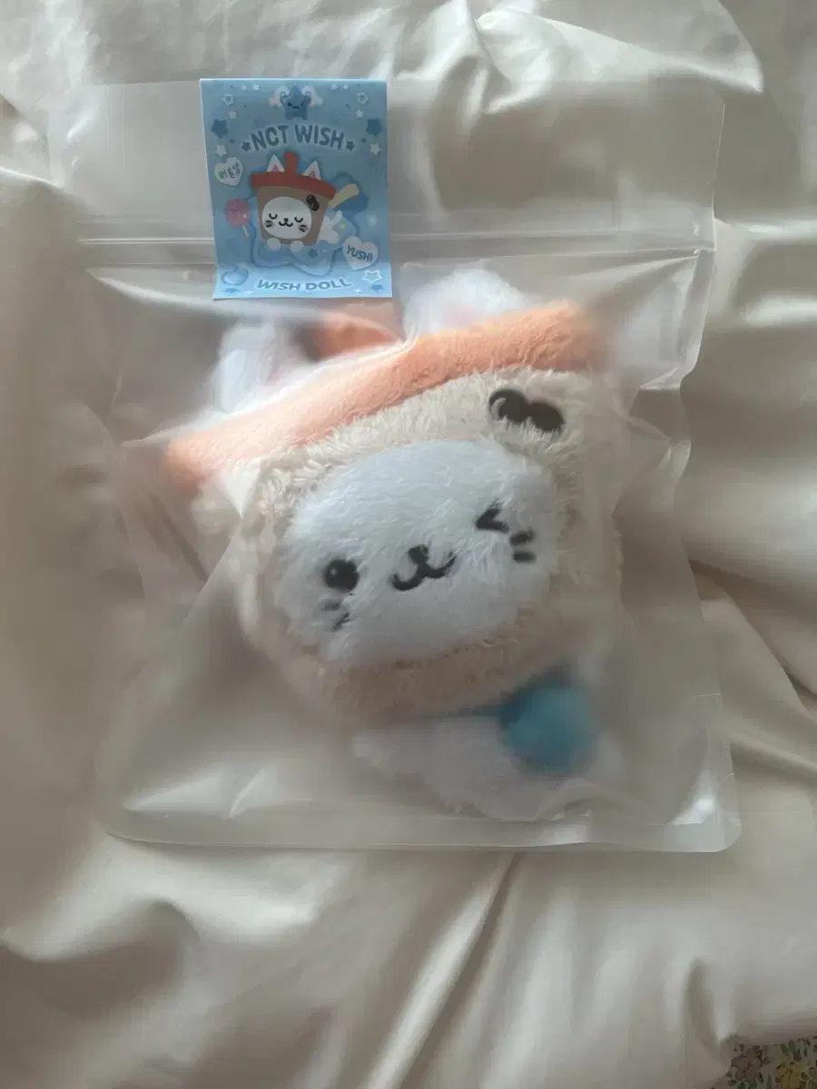 엔시티 위시 유우시 인형 버블냥