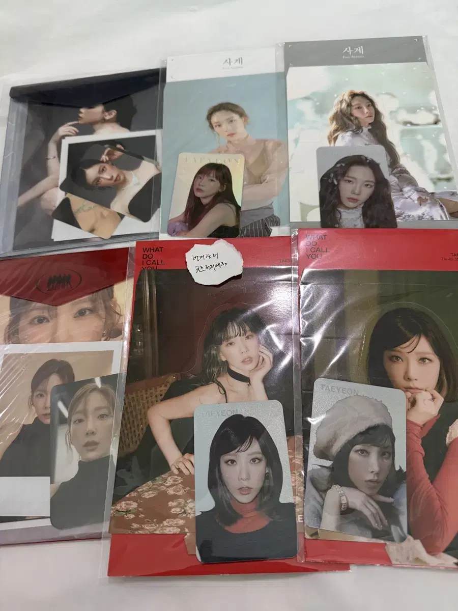 태연 홀로그램 포카(미개봉)