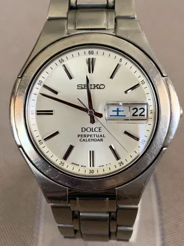 세이코 손목시계 돌체 퍼페츄얼 달력 작동품