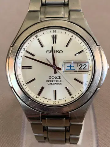 세이코 손목시계 돌체 퍼페츄얼 달력 작동품