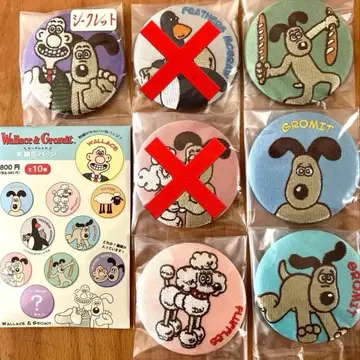 월레스와 그로밋 랜덤 시크릿 자수 캔뱃지