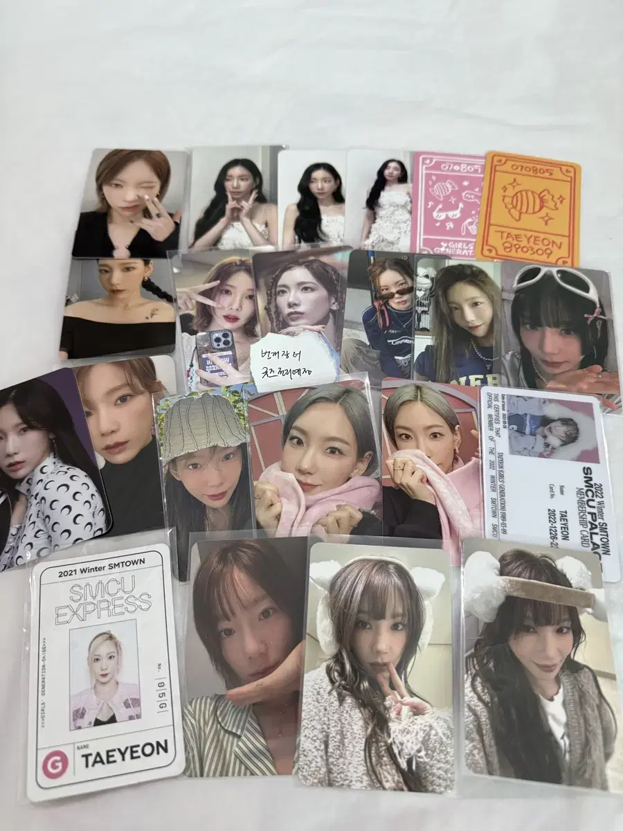 태연 슴스토어 포카