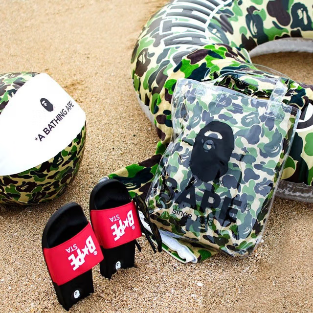 OS] Beep ABC Green Camo Beach Ball #베이프,#BAPE,#비치볼,#풀볼,#공