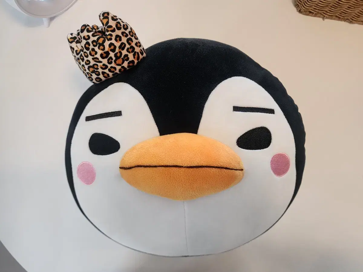 이준호 펭펭이 얼굴 쿠션,펭펭이 쿠션