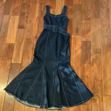 8D39845 22SS SNIDEL 코르셋 머메이드 점프수트