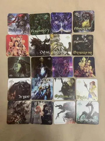 FF14 에오르제아 카페 코스터 20장 세트