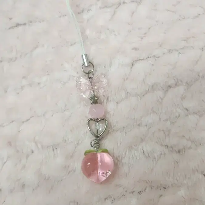 복숭아 키링